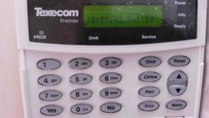 My texecom alarm is beeping